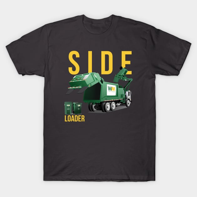 Mack Terra Pro Side Loader Garbage Truck T-Shirt by GarbageTrucksRule